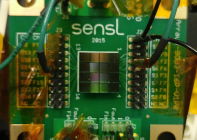 A silicon photomultiplier array used for high-speed imaging and spectroscopy.
