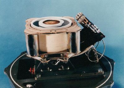 Photograph of SPT-100 on display.